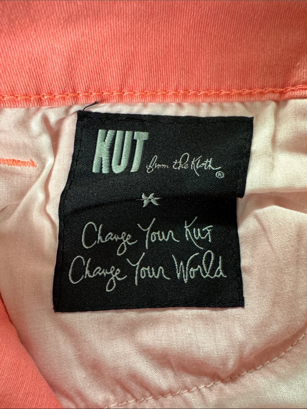 NWT Kut from the Kloth Coral Pink Brigette Ankle Skinny Jeans - Mid Rise - Picture 2 of 12